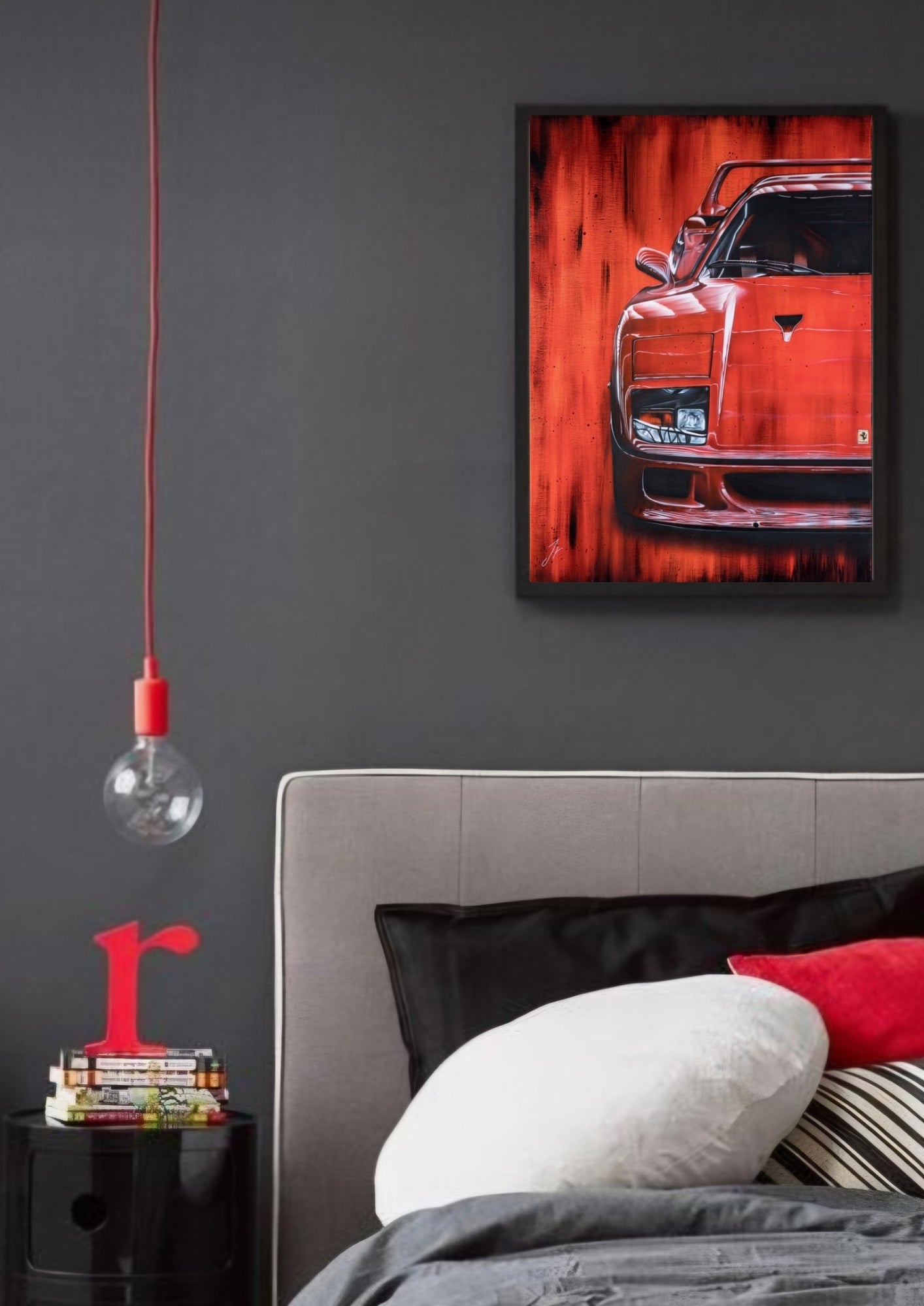 F40 rouge - Print en édition limitée