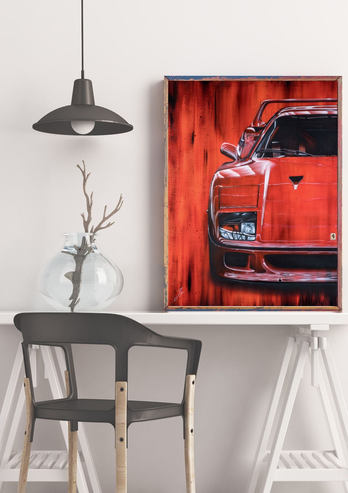 F40 rouge - Print en édition limitée