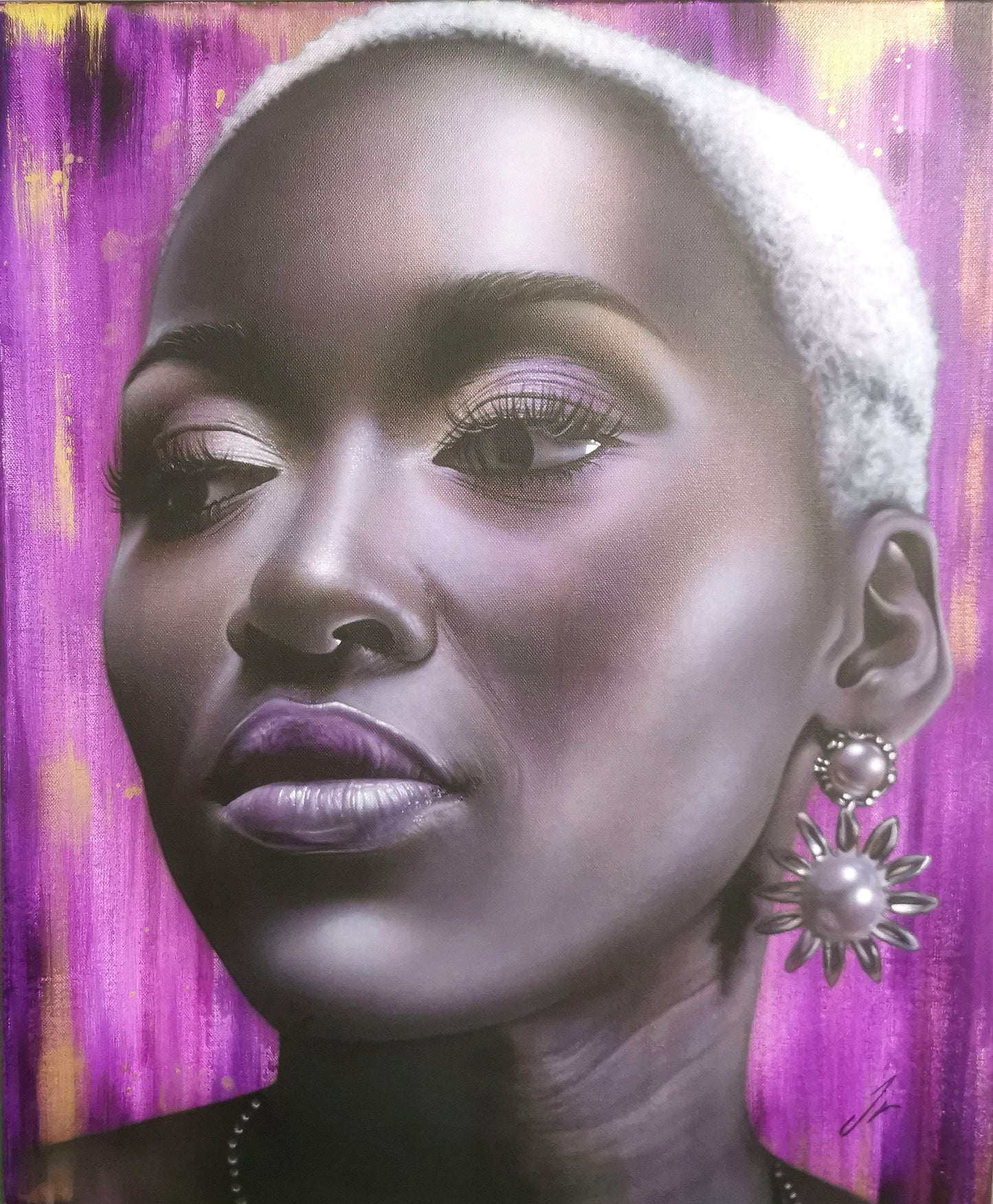 Molly - Oeuvre Originale 46x55cm