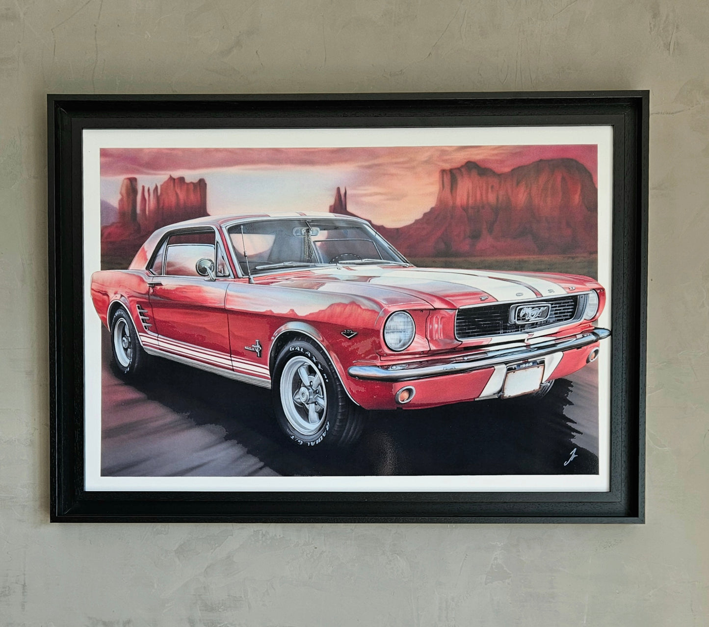 Mustang 1966- Print en Edition Limitée