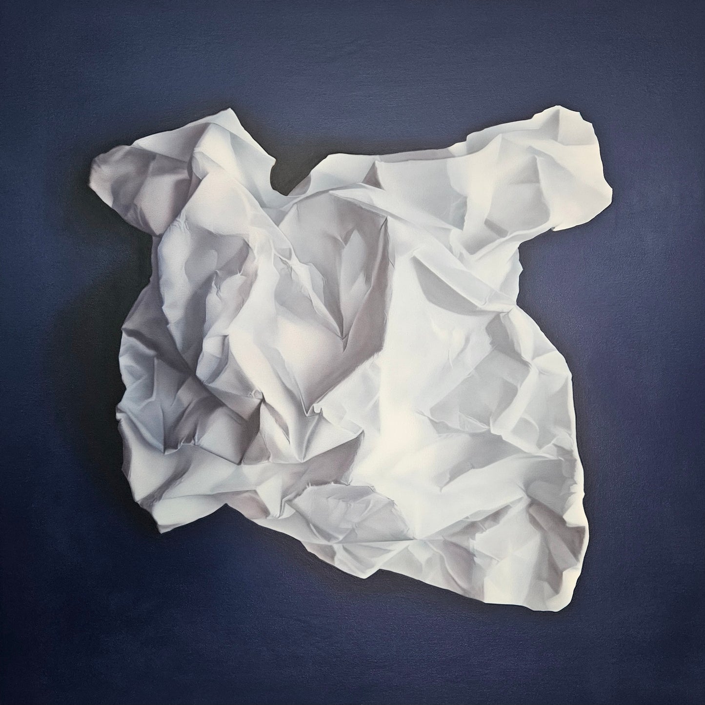 Ball of paper-Œuvre original- 100x100cm