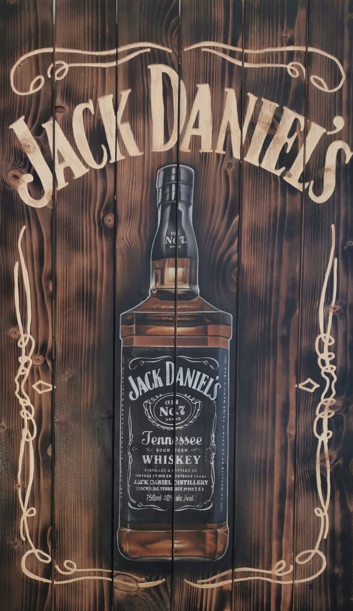 Jack Daniel's - Œuvre Originale 60 x 100 cm