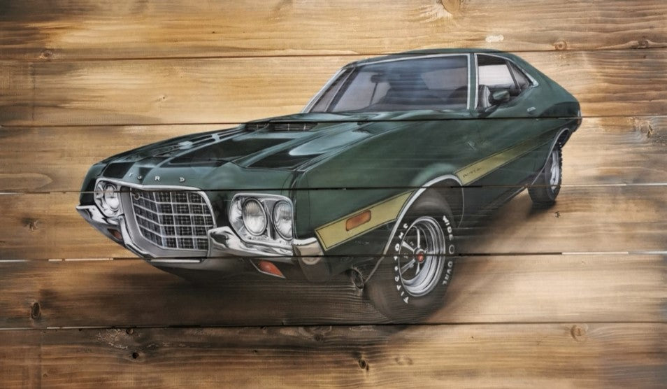 Gran Torino - Œuvre Originale 60 x 100 cm