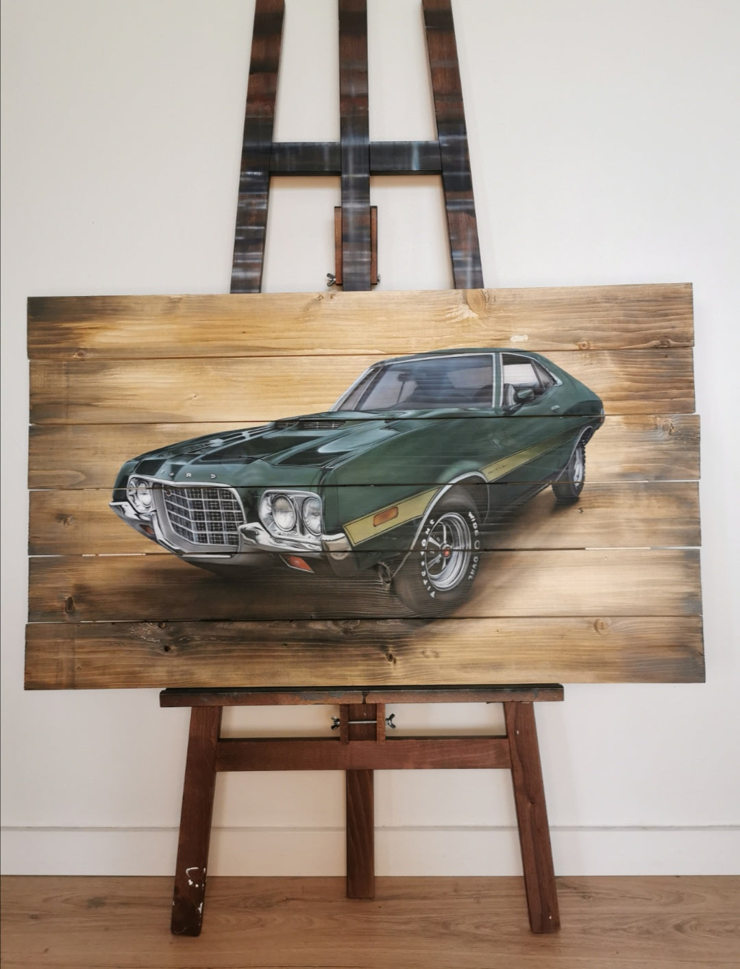 Gran Torino - Œuvre Originale 60 x 100 cm