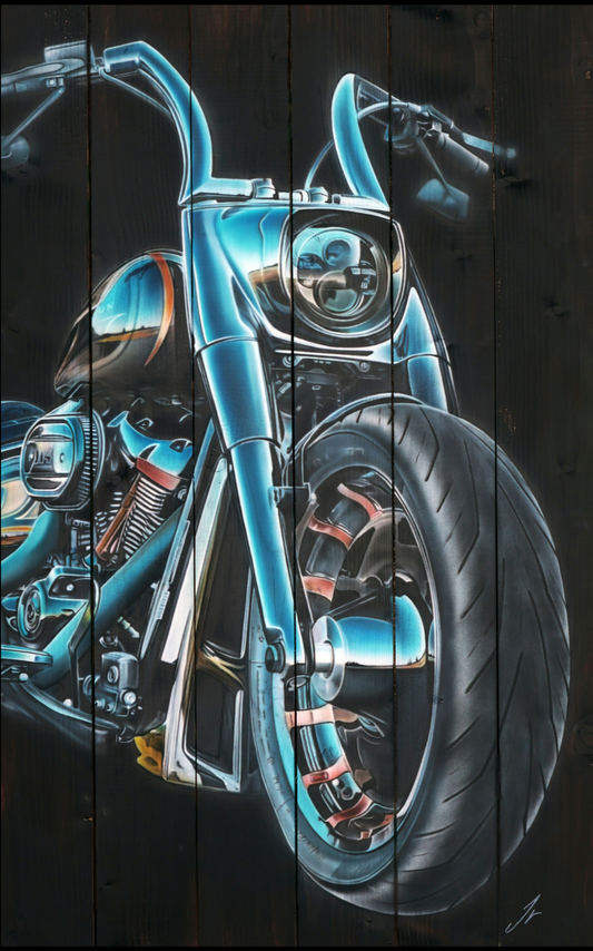 Fat Boy-Oeuvre Originale- 100x57,5cm