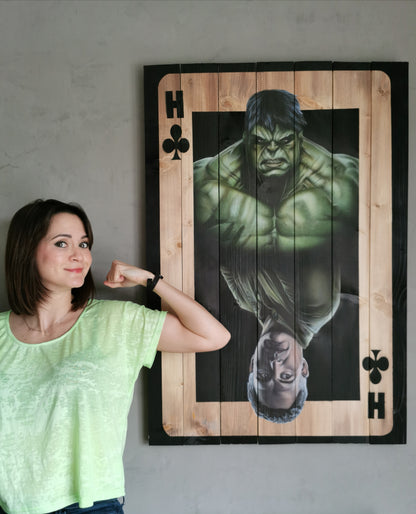 L'Incroyable Hulk - Œuvre Originale 70 x 100 cm