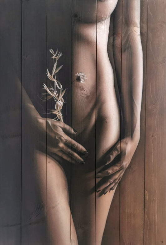 Sensualité - Œuvre Originale 70 x 100 cm
