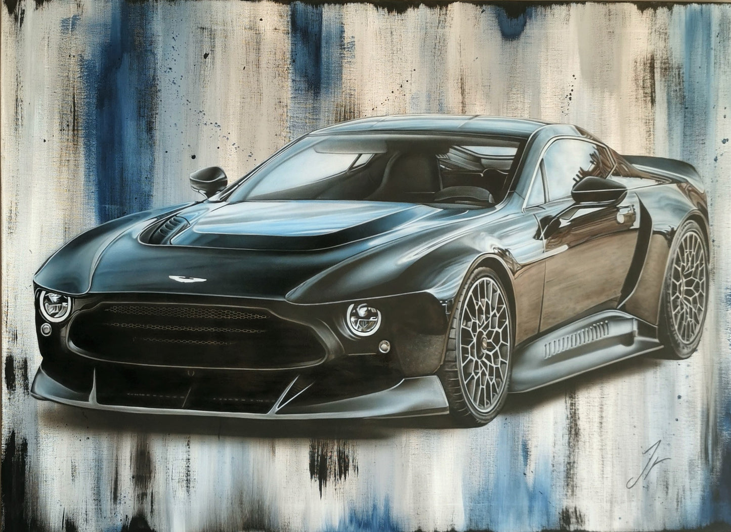 Victor Aston Martin- Œuvre Originale